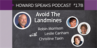 178 Avoid The Landmines with Robin Morrison : Dentistry Uncensored with Howard Farran