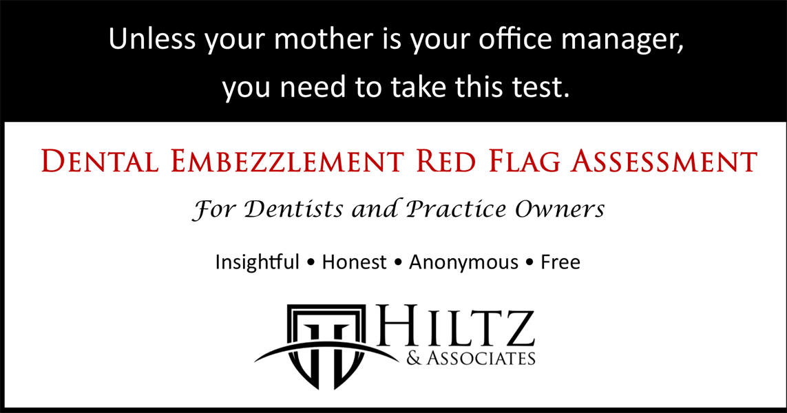 Dental Embezzlement Red Flag Assesssment