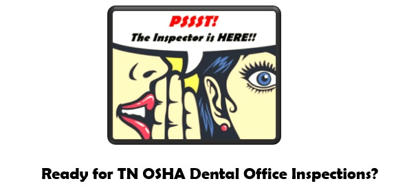 PSSST!!  The OSHA Inpector is here...