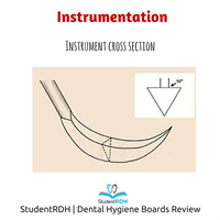 Which instrument type and cross-sectional shape are matched correctly?
