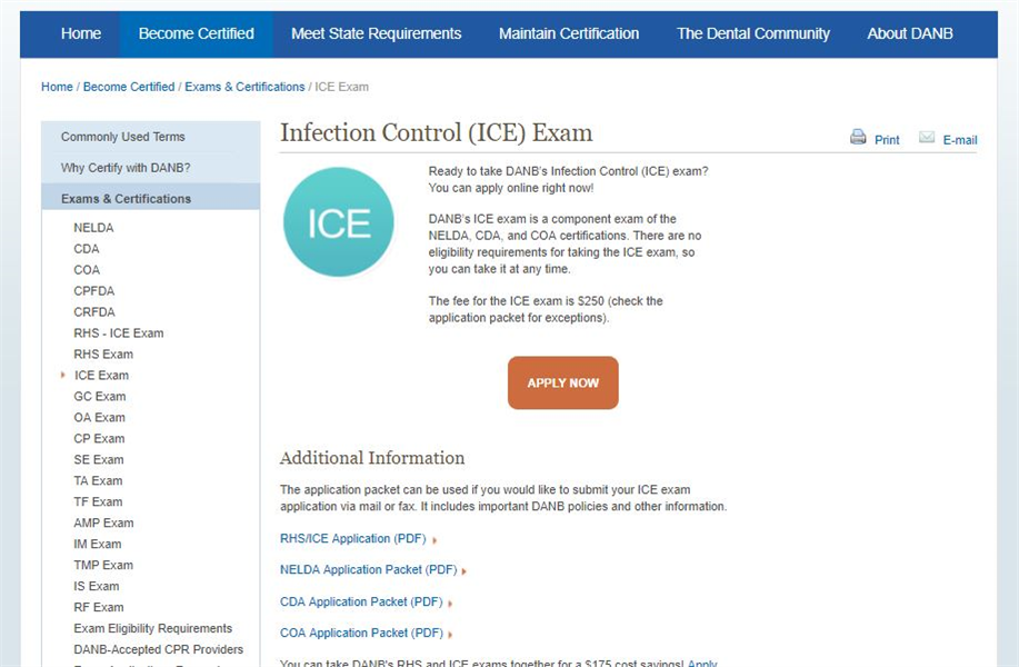 How To Register And Prepare For The DANB's ICE® Exam